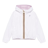 K-Way Giubbino Reversibile Bicolore per Bambina K41337WXX BIANCO/ROSA K-WAY 