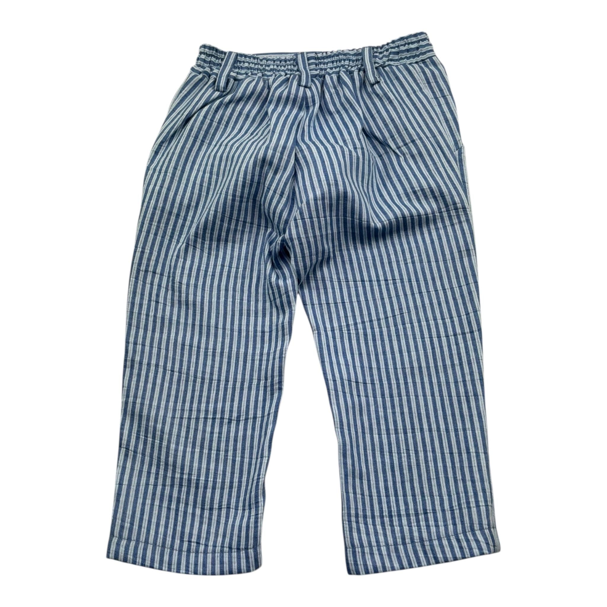 Le Bebe' Pantalone Tinta Unita con Elastico In Vita per Neonato LBB5357 BLU LE BEBE' 