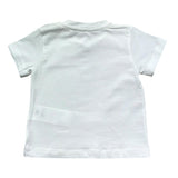 Le Bebe' T-Shirt Girocollo Tinta Unita con Stampa per Neonato LBB5422 BIANCO LE BEBE' 