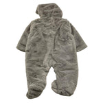 NANAN eskimo pelliccia tinta unita con cappuccio Grigio per Neonato I2351906GR GRIGIO NANAN 