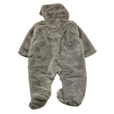 NANAN eskimo pelliccia tinta unita con cappuccio Grigio per Neonato I2351906GR GRIGIO NANAN 