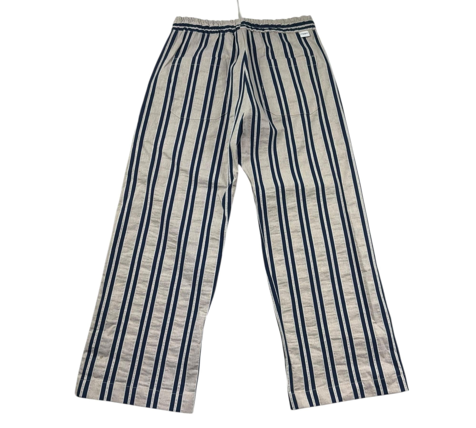 Paolo Pecora Pantalone Fantasia A Righe con Elastico In Vita per Bambino PP4299 BEIGE PAOLO PECORA 