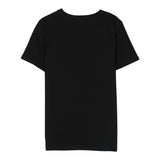 Balmain T-Shirt Crew Neck Solid Color With Black Logo Prints For Boys