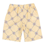 Marni Short Solid Color With Yellow Daisy Pattern For Baby Girl