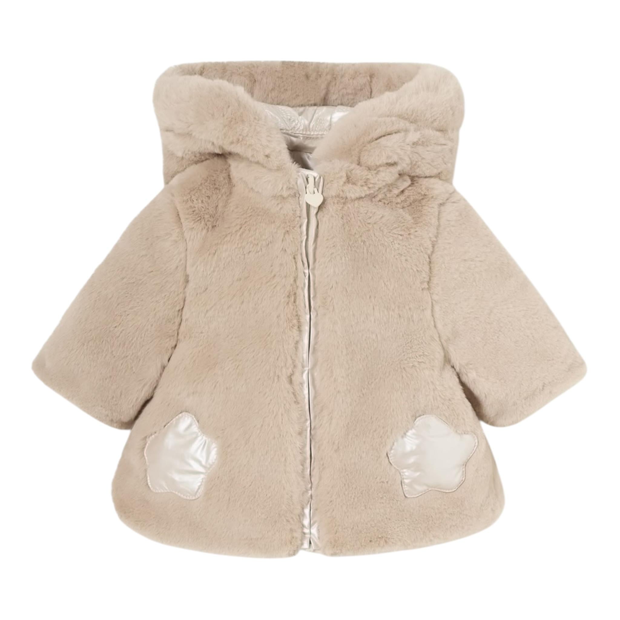 NAIDA giubbino reversibile bicolore con cappucci Beige per Neonata 2454 BEIGE NAIDA 