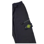 STONE ISLAND pantalone tinta unita con elastic in vita Nero per Bambino 791660544 NERO STONE ISLAND 