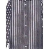Fay Camicia Tinta Unita Manica Lunga con Fantasia A Righe per Bambino FW5P60X BLU FAY 