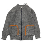 TRUSSARDI maglia tinta unita con zip Grigio per Bambino TBA25111MA GRIGIO TRUSSARDI 