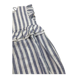 J.O. Milano Pagliaccetto Bicolore con Fantasia A Righe per Neonata 171B4 BIANCO/BLU J.O. MILANO 