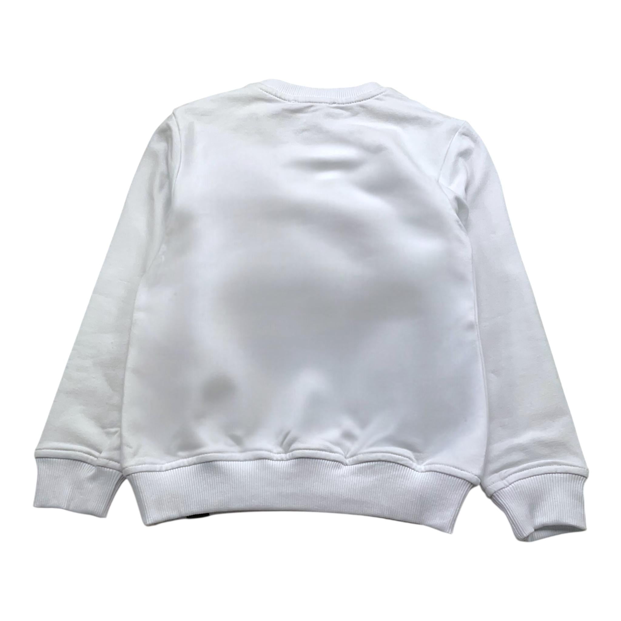 ZU+ELEMENTS felpa girocollo tinta unita con stampa Bianco per Bambino ZU287 BIANCO ZU+ELEMENTS 