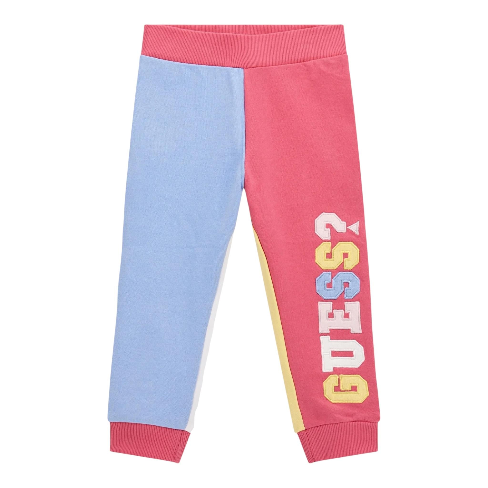 GUESS pantalone tuta multicolor con logo Multicolor per Bambina K4YQ14KA6R MULTICOLOR GUESS 