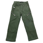 DANIELE ALESSANDRINI pantalone tinta unita con zip Verde per Bambino 1231P00025XX VERDE DANIELE ALESSANDRINI 