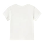 Mayoral T-Shirt Girocollo Tinta Unita con Stampe per Neonato 1057X BIANCO MAYORAL 