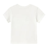 Mayoral T-Shirt Girocollo Tinta Unita con Stampe per Neonato 1057X BIANCO MAYORAL 