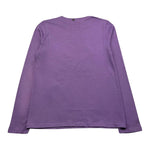 Dixie Shirt Girocollo Tinta Unita con Stampa per Bambina LB35030G56 VIOLA DIXIE 