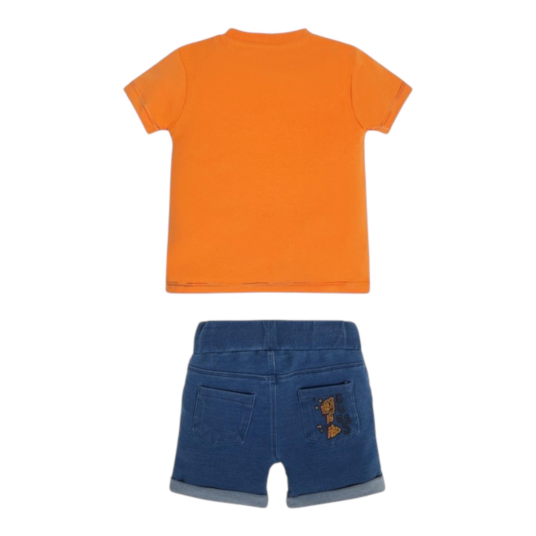 Guess Completo 2 Pezzi T-Shirt-Bermuda per Neonato I3GG01K8HM3 ARANCIONE GUESS 