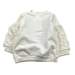 EMC felpa tinta unita con tulle e applicazioni Panna per Neonata CE2043 PANNA EMC 