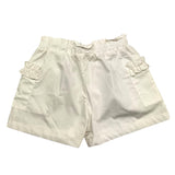 Liu Jo Short Solid Color With Elastic Waist White For Baby Girl