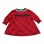 MIRANDA abito manica lunga stampa fantasia Rosso/verde per Neonata 360129 ROSSO/VERDE MIRANDA 