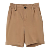 Boss Bermuda Solid Color Elastic Waist Camel For Boys