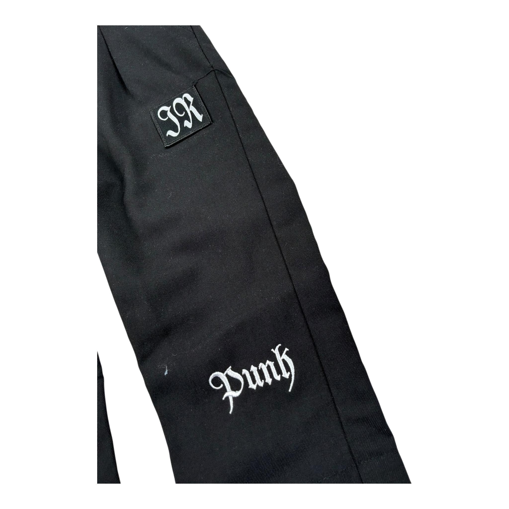 John Richmond Pantalone Tinta Unita con Elastico In Vita per Neonato RIP23083PA NERO JOHN RICHMOND 