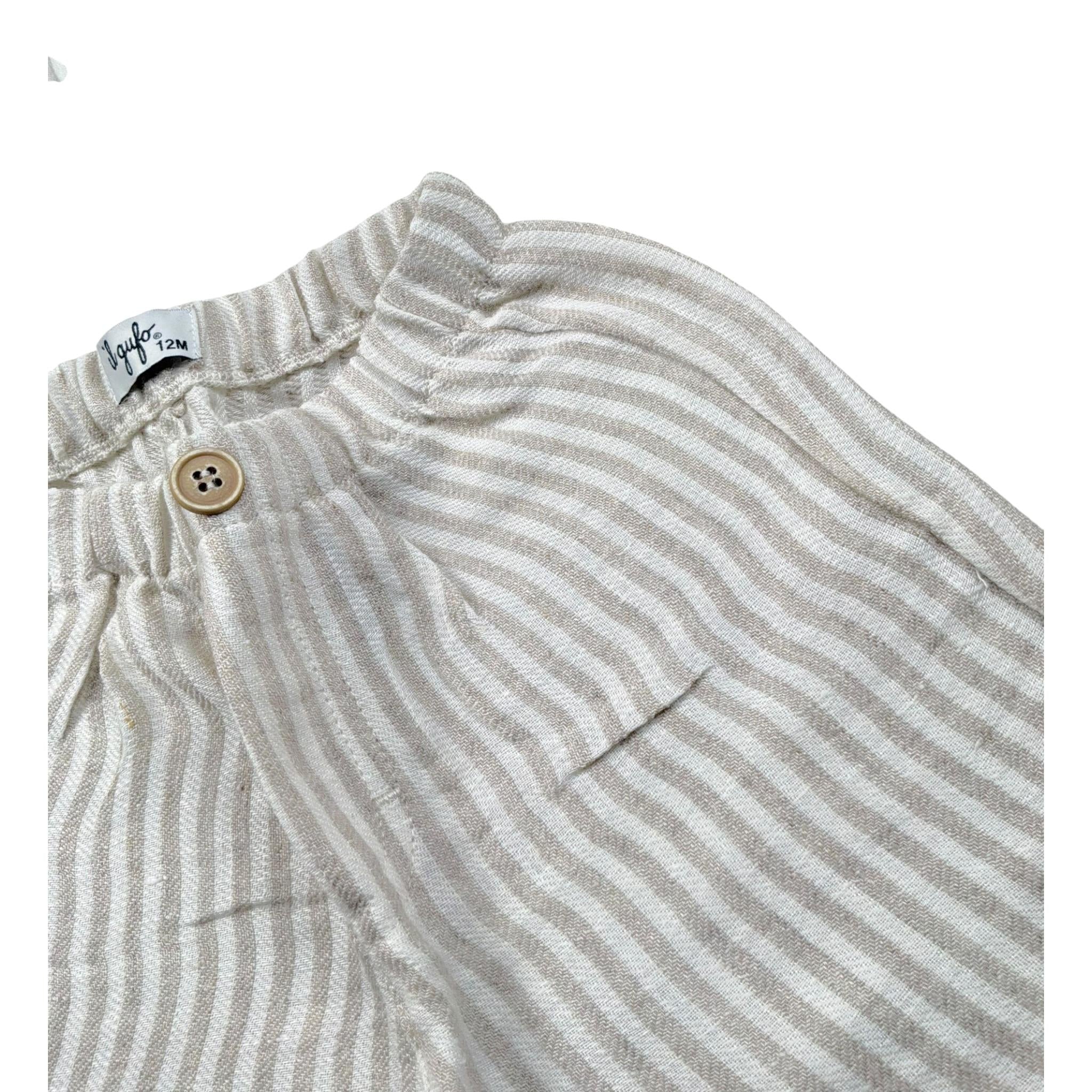 Il Gufo Completo 2 Pezzi Camicia-Bermuda per Neonato P25DP457L1018 PANNA IL GUFO 