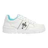 Chiara Ferragni Sneakers Solid Color With Glitter And White Logo For Girls