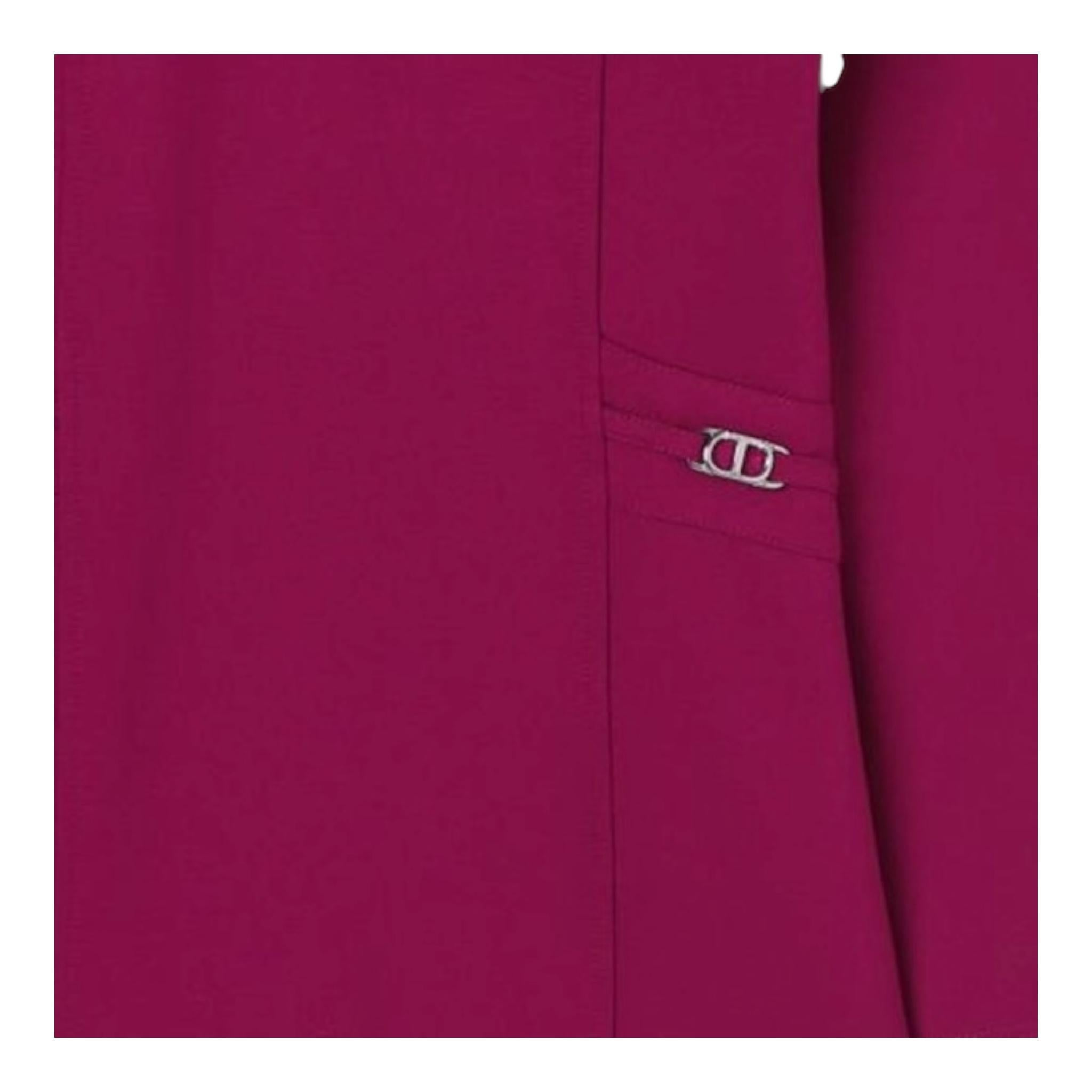 TWINSET abito tinta unita manica lunga Magenta per Bambina 242GJ2041X MAGENTA TWINSET 