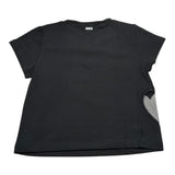 Liu Jo T-Shirt Girocollo Tinta Unita con Applicazione per Bambina GA5067XXXX NERO LIU JO 