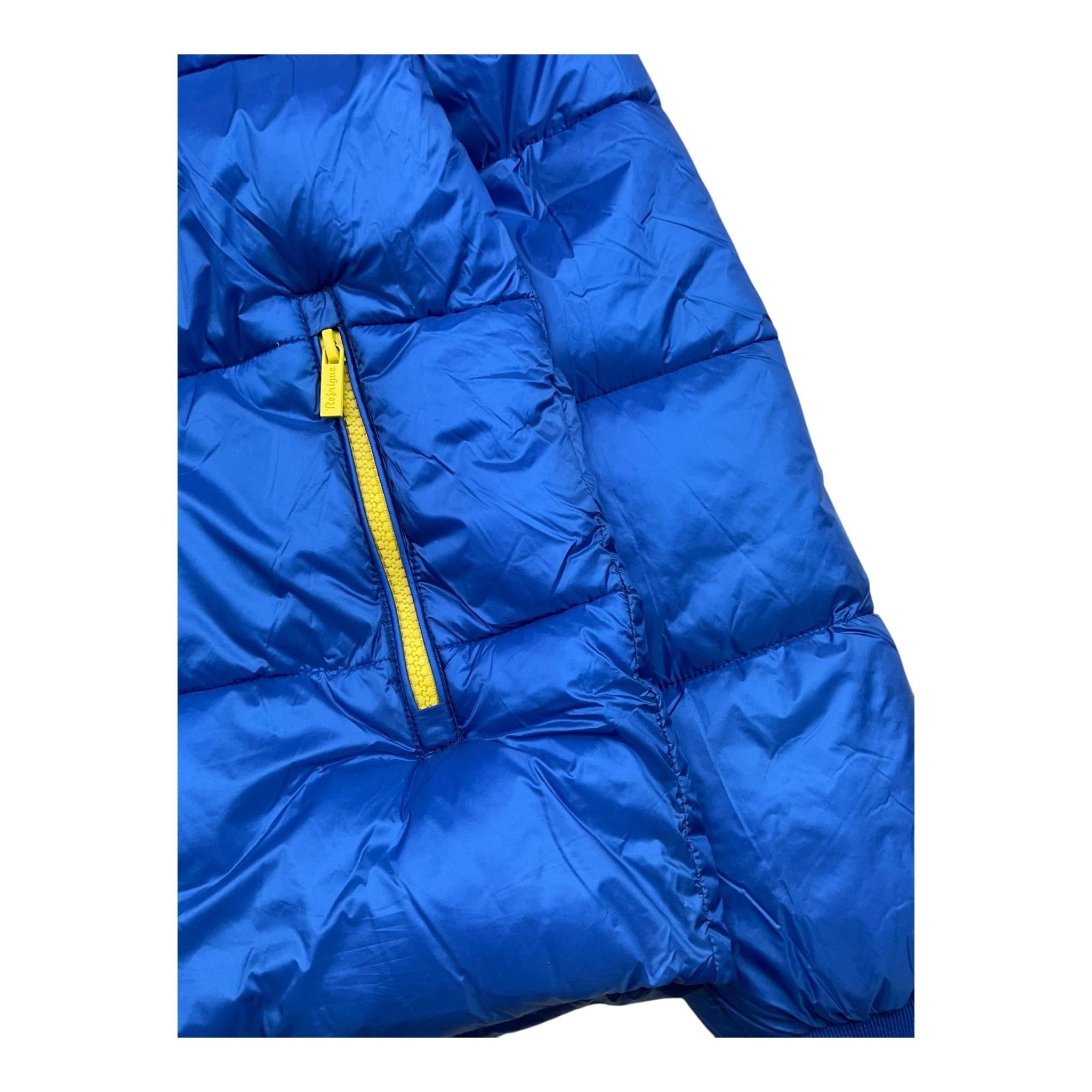 REFRIGUE giubbino tinta unita con zip e cappuccio Cobalto per Bambino 2131O0001 COBALTO REFRIGUE 