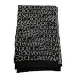EMPORIO ARMANI sciarpa tinta unita con loghi Nero per Bambino LBKAD6H NERO EMPORIO ARMANI 