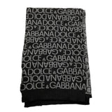 EMPORIO ARMANI sciarpa tinta unita con loghi Nero per Bambino LBKAD6H NERO EMPORIO ARMANI 