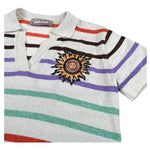 Just Cavalli Abito Mezza Manica Fantasia A Righe per Bambina JGP26079VE PANNA JUST CAVALLI 