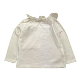 PLEASE shirt tinta unita con colletto velato Bianco per Neonata ML79030G64 BIANCO PLEASE 