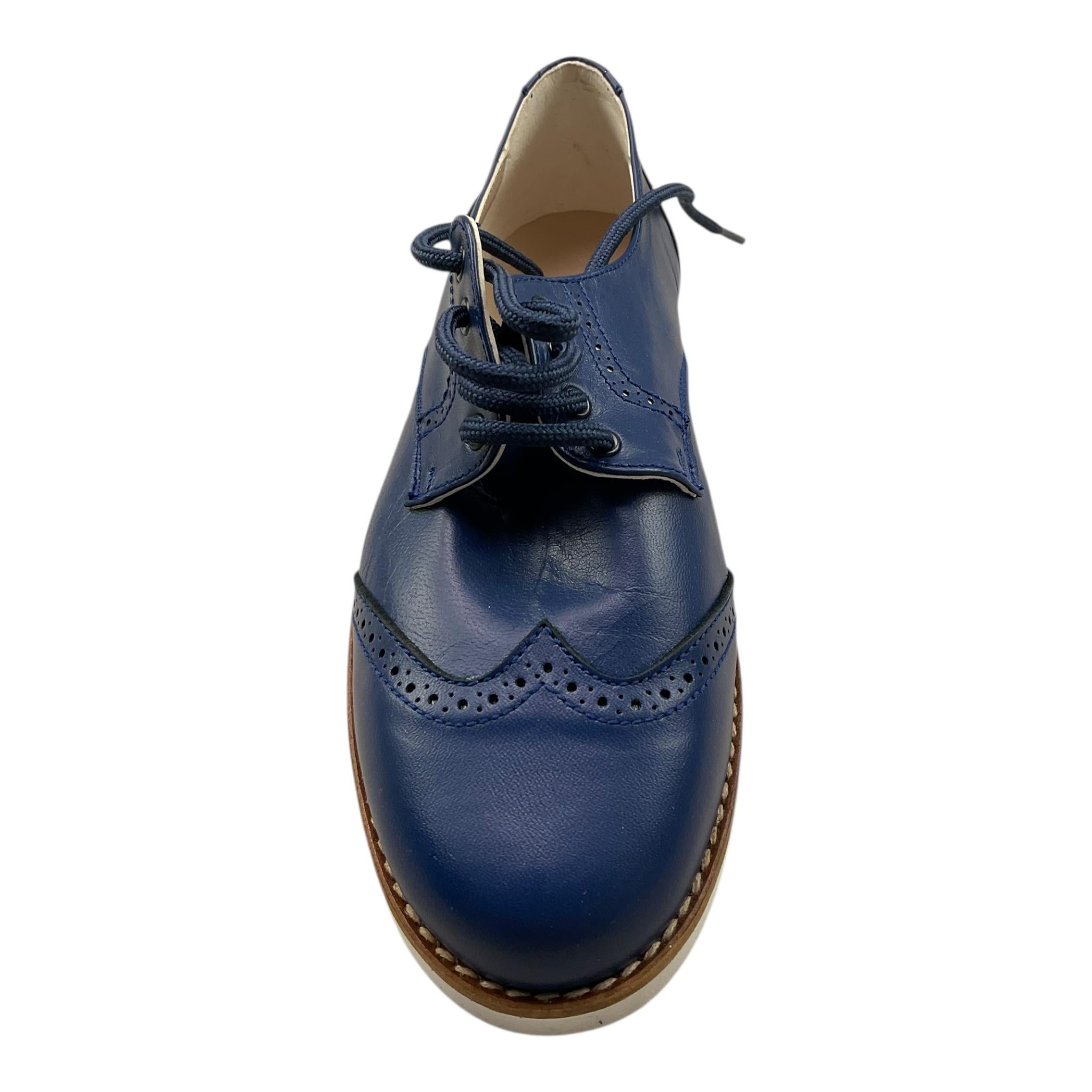 Panyno Polacchina Bicolore con Lacci per Bambino F2250 BLU PANYNO 