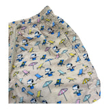 Saint Barth Costume Modello Boxer Tinta Unita con Stampa per Bambino 00592L BEIGE SAINT BARTH 