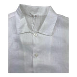 Le Bebe' Plain White Half Sleeve Shirt for Newborns
