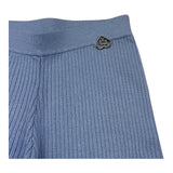 Liu Jo Pantalone Tinta Unita Modello Zampa per Bambina KA5027 AZZURRO LIU JO 