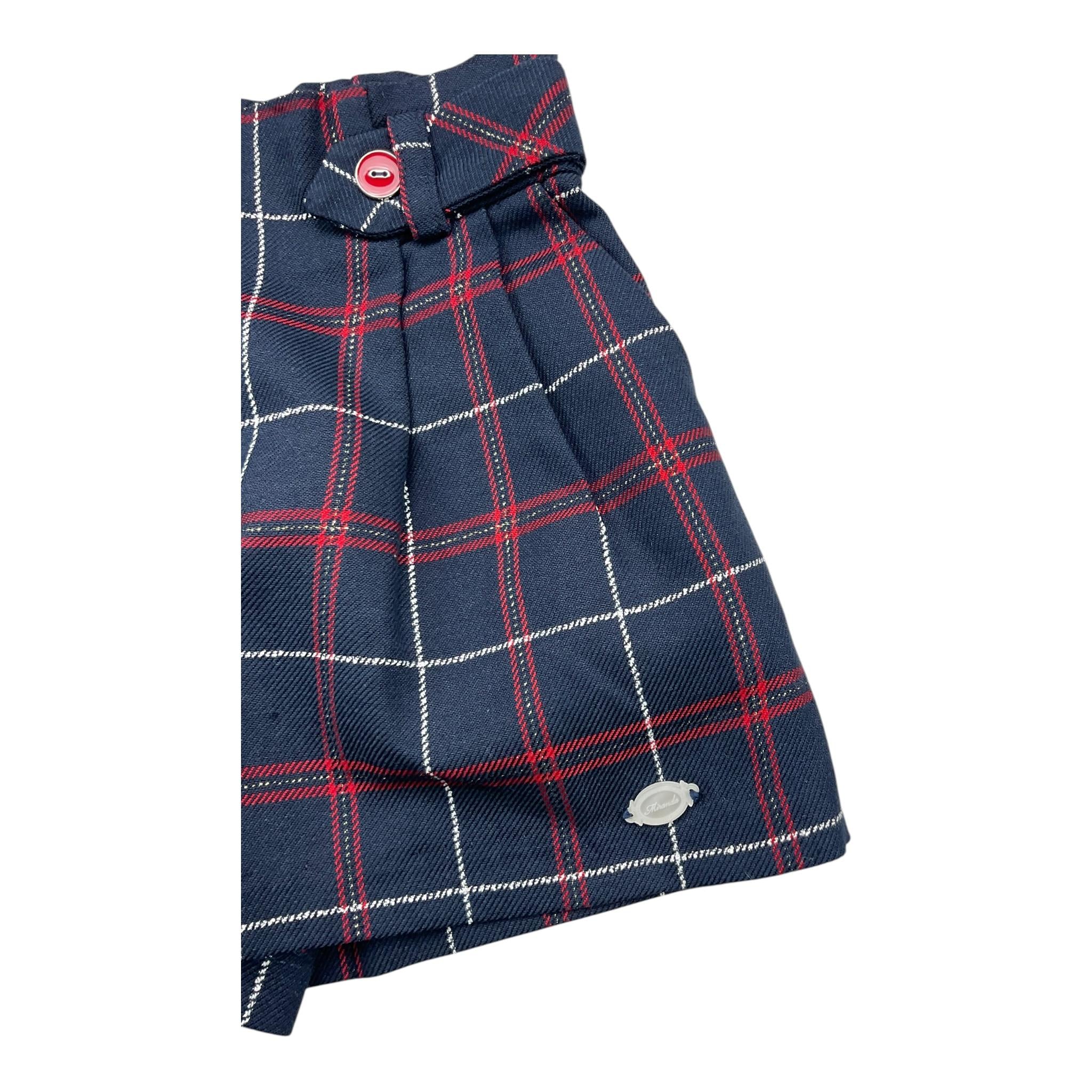 MIRANDA short tinta unita con elastico in vita Blu per Bambina 360229 BLU MIRANDA 