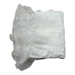 Le Bebe Coperta Tinta Unita con Tulle per Neonata LBG5597 BIANCO LE BEBE 