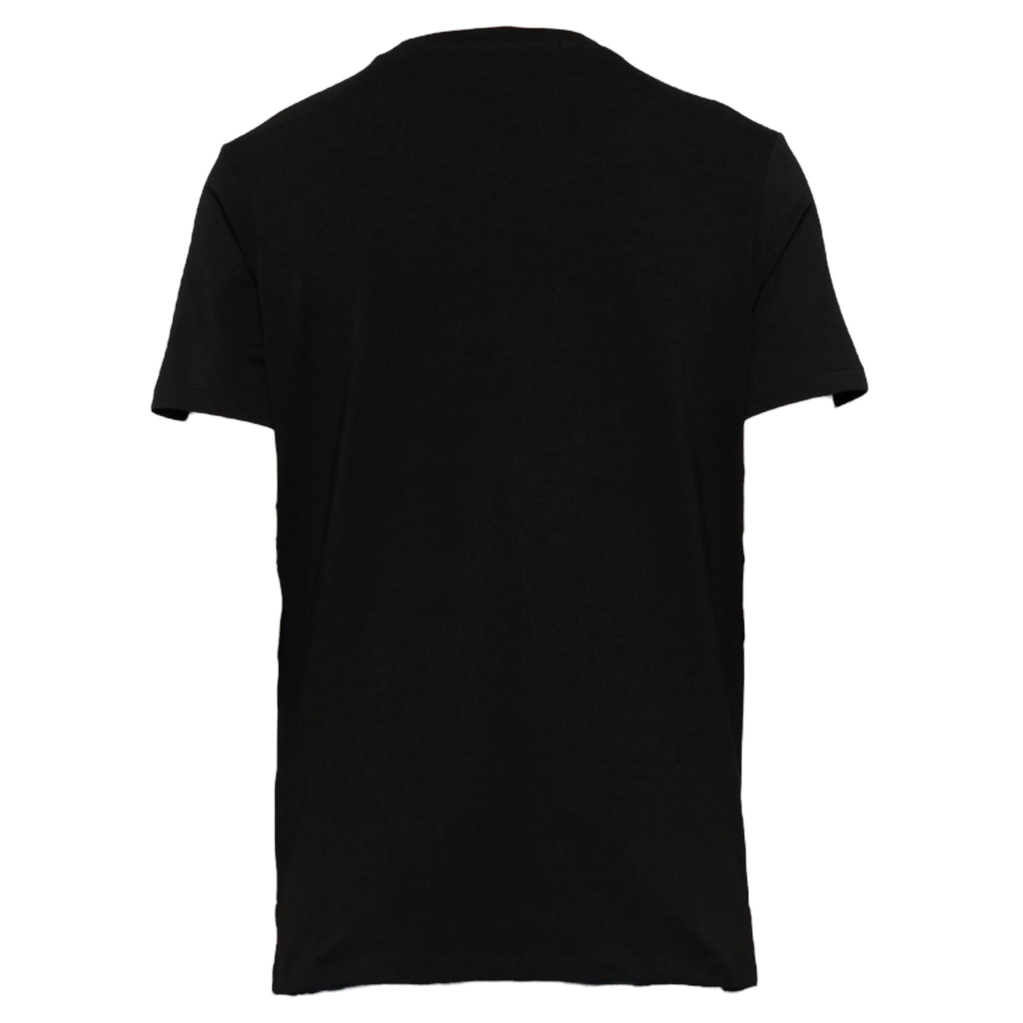 Karl Lagerfeld T-Shirt Girocollo Tinta Unita con Logo per Bambino Z30435 NERO KARL LAGERFELD 