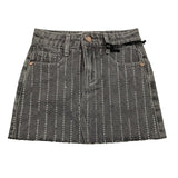 TO be too gonna in denim tinta unita con brillantini Grigio per Bambina TFBF24G632 GRIGIO TO be too 