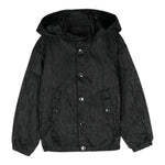 Emporio Armani Giubbino Tinta Unita con Zip E Cappuccio per Bambina 3D4BJC BLU EMPORIO ARMANI 