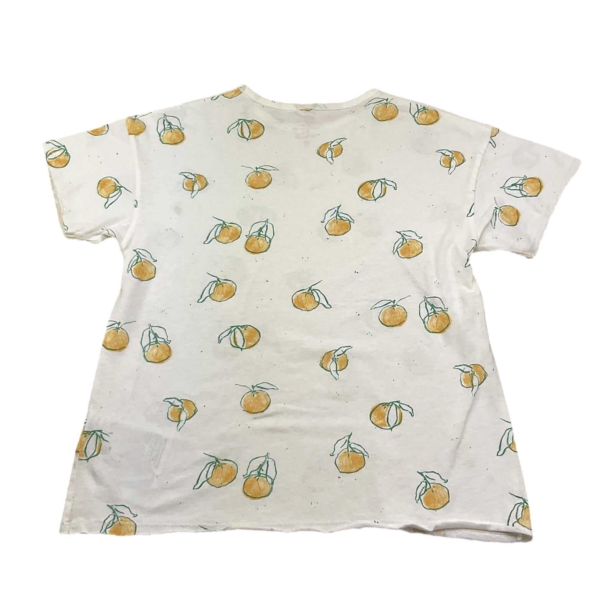 Play Up T-Shirt Tinta Unita con Mandarini per Bambino PA033AQ11054 BIANCO PLAY UP 