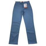 Levi'S Blue Adjustable Waist Solid Color Pants For Boys