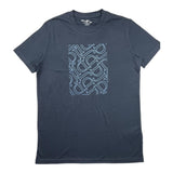 Dan John T-Shirt Crew Neck Solid Color With Contrast Prints Blue For Boys