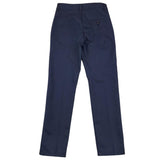 Daniele Alessandrini Blue Adjustable Waist Plain Trousers for Boys