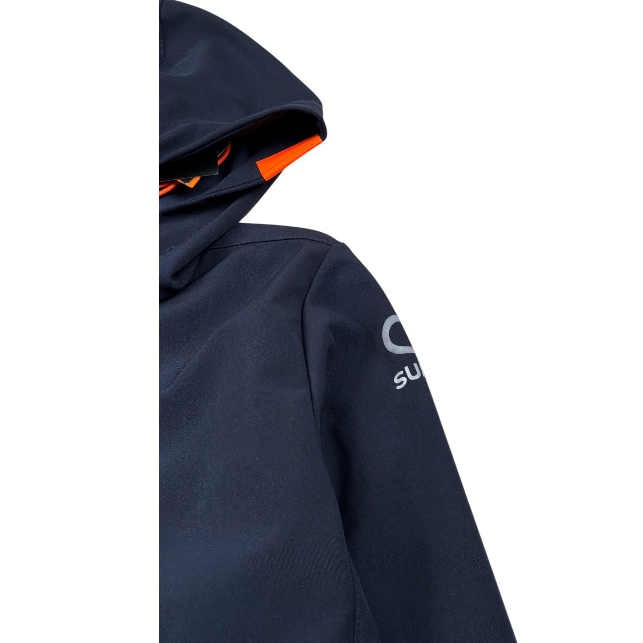 Suns Giubbino tinta unita con Cappuccio Blu per Bambino GBS0130U BLU SUNS 