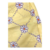 Marni Short Solid Color With Yellow Daisy Pattern For Baby Girl