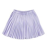 Vicolo Solid Color Skirt With Elastic Waist Lilac For Girls